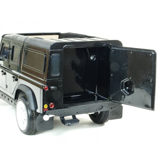 Land Rover Defender s 2.4G dálkovým ovládáním a plnou výbavou, ČERNÝ LAKOVANÝ